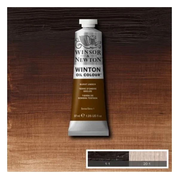 Winsor & Newton Winton 37 Ml 76 Burnt Umber Yağlı Boya - Görsel 4