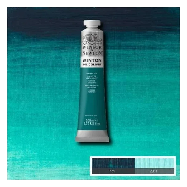 Winsor & Newton Winton 200 Ml 696 Viridian Hue Yağlı Boya - Görsel 4