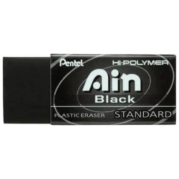 Pentel Hi-Polymer Ain BLACK Silgi - Görsel 3