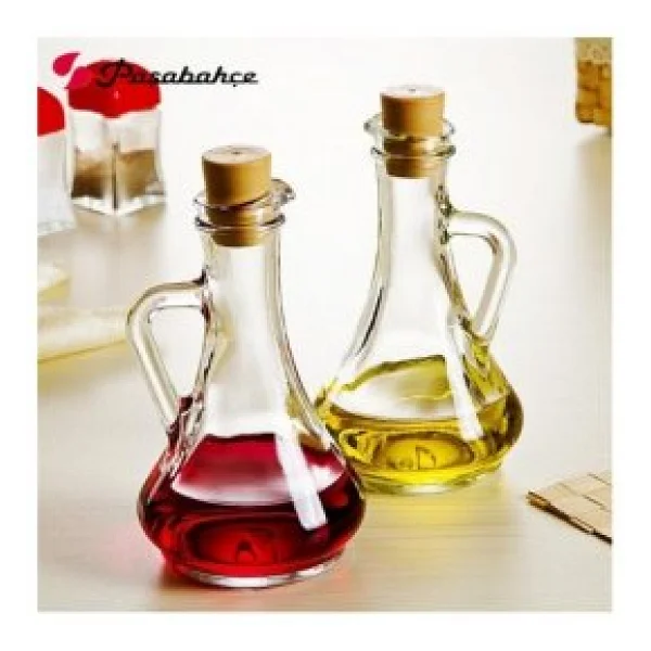 Paşabahçe Olivia 80108 Mantar Kapaklı 260 Ml 4'lü Yağdanlık - Görsel 3
