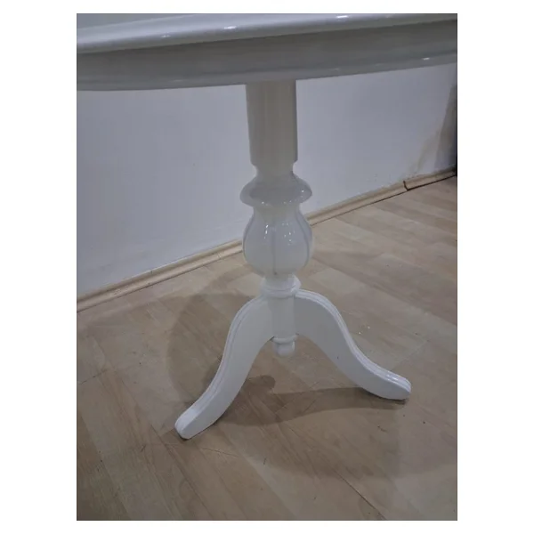 Fiskos St 17748 Baba Ayak Model Parlak Kayin Arslan Ayak Mdf Tabla Parlak Beyaz - Görsel 9