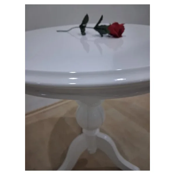 Fiskos St 17748 Baba Ayak Model Parlak Kayin Arslan Ayak Mdf Tabla Parlak Beyaz - Görsel 10
