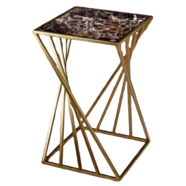 Fiskos 14092 Zlf Burgu Model Metal Gold Renk Kaplama Ayak Temper Cam El Yapım - Görsel 4