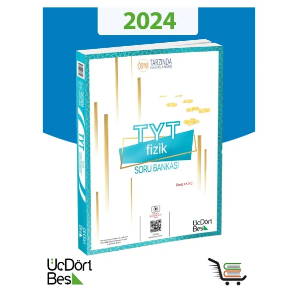 Üçdörtbeş Yayınları Tyt Fizik Soru Bankası 2025 - Görsel 3