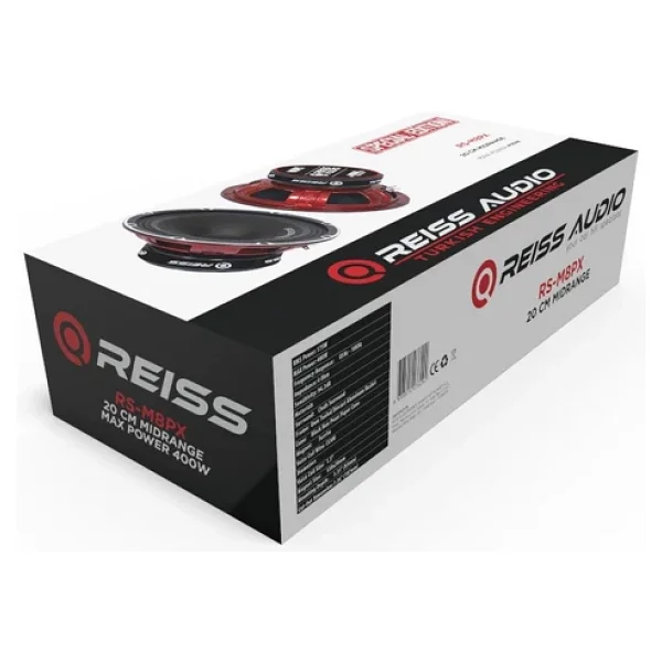 Reiss Audio Rs-M8px 400 W 20 Cm Midrange Oto Hoparlör - Görsel 8