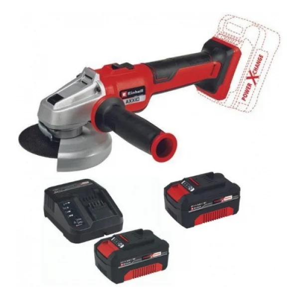 Einhell Axxio 18/125 Q Çift Akülü 4 Ah Taşlama Makinesi - Görsel 3