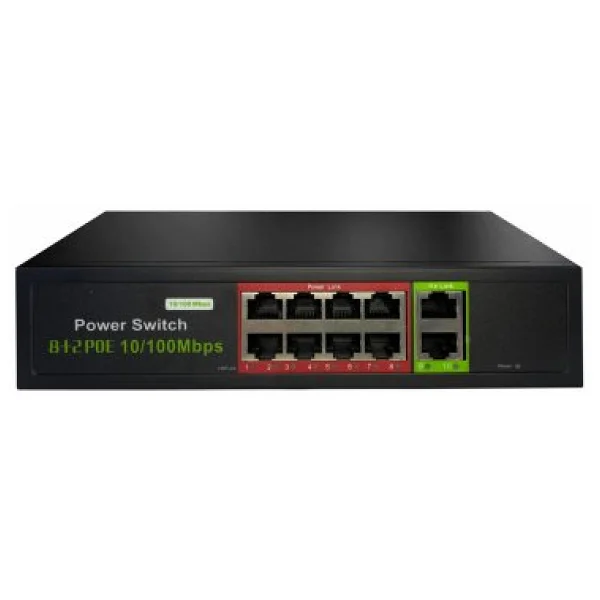 Uranium Poe-8002-96w 8 Port 10/100 Mbps Switch - Görsel 5