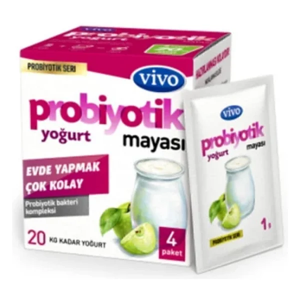 Vivo 4x1 Gr Probiyotik Yoğurt Mayası - Görsel 3