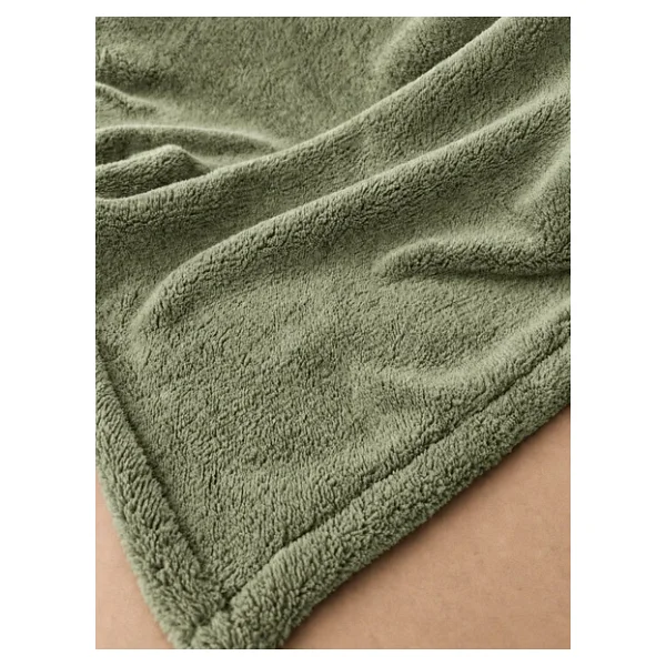 Mulberry Haki 100x170 Cm Welsoft TV Battaniyesi - Görsel 4