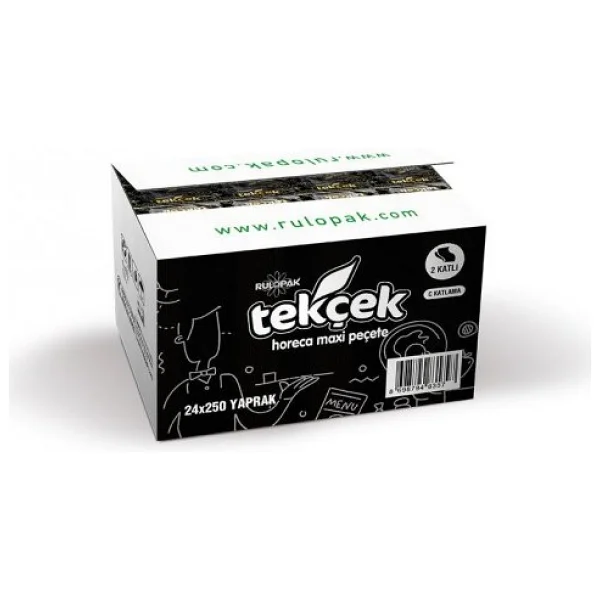 Rulopak Tekçek Horeca Maxi 24x250 Yaprak Dispenser Peçete - Görsel 4