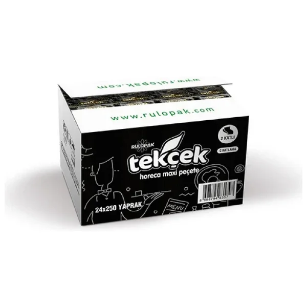 Rulopak Tekçek Horeca Maxi 24x250 Yaprak Dispenser Peçete - Görsel 3