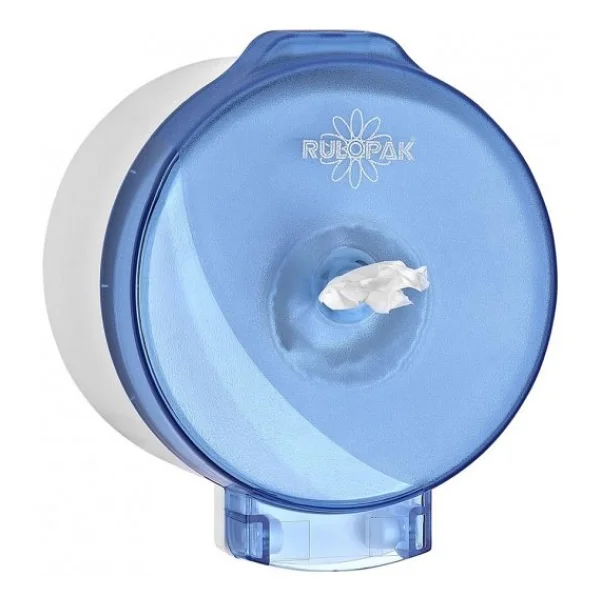 Rulopak Modern Mini Cimri Mavi Tuvalet Kağıdı Dispenseri - Görsel 2