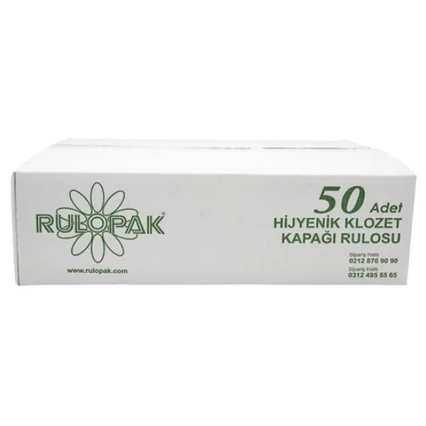 Rulopak Sensörlü Hijyenik Klozet Kapağı Rulosu 50'li - Görsel 8