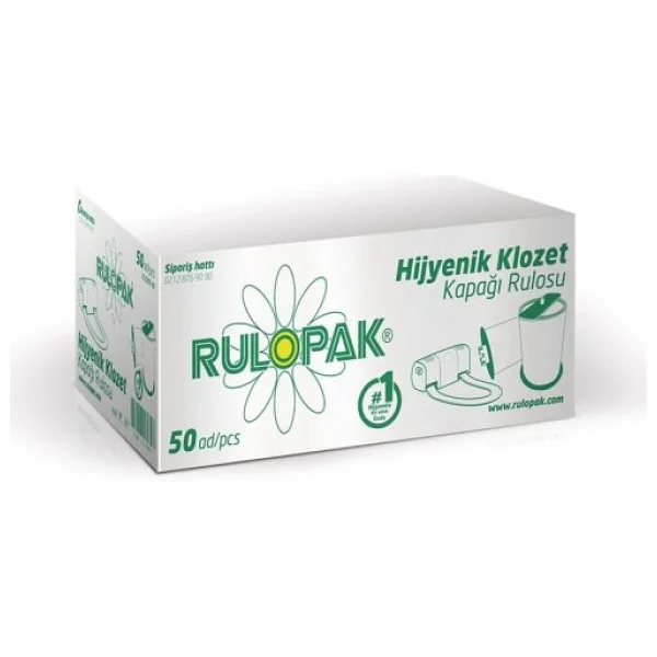 Rulopak Sensörlü Hijyenik Klozet Kapağı Rulosu 50'li - Görsel 4