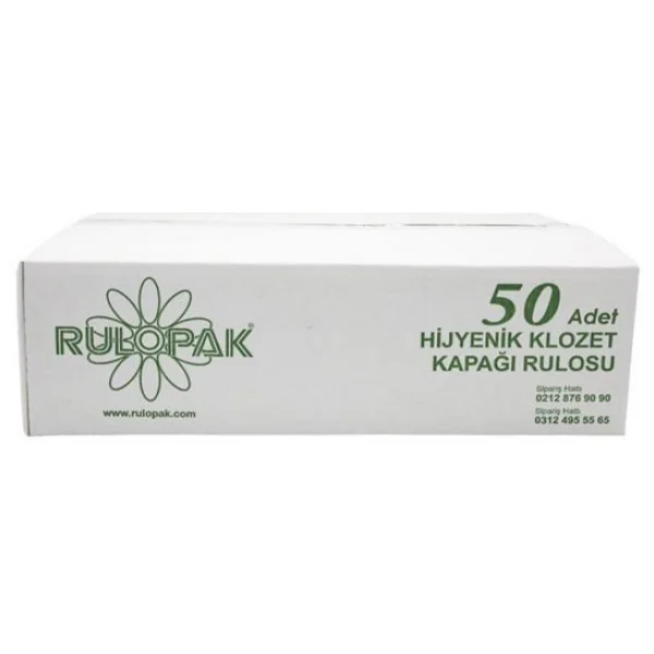 Rulopak Sensörlü Hijyenik Klozet Kapağı Rulosu 50'li - Görsel 6