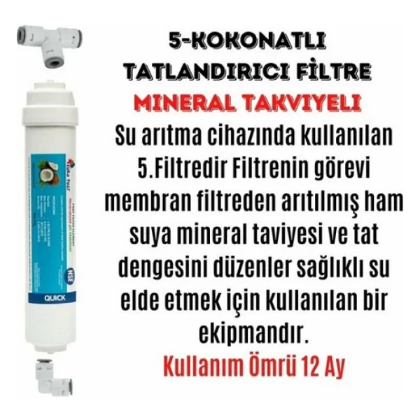 Lg Kapalı Kasa Su Arıtma Cihazı Filtre Seti 5 Aşamalı Lg - Görsel 7
