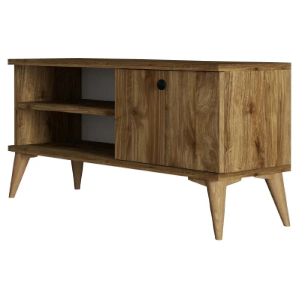 Mezza 1550 Retro TV Ünitesi 90 Cm Amalfi Rengi - Görsel 7