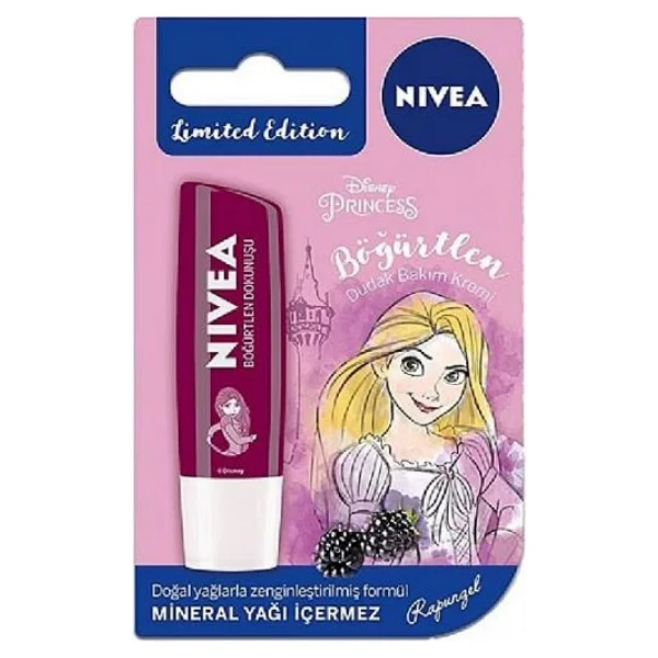 Nivea Disney Rapunzel Böğürtlen Dudak Bakım Kremi 4,8 Gr - Görsel 2