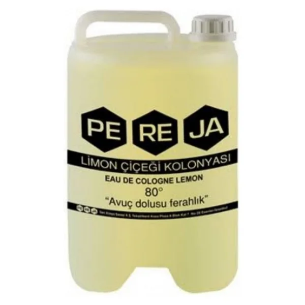 Pereja Limon Çiçeği 80 Derece Bidon Kolonya 5 Lt - Görsel 4