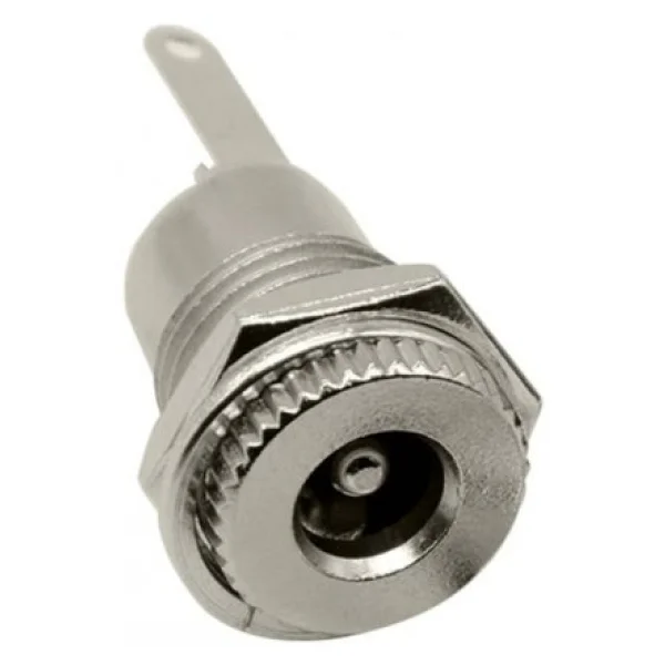 5.5 Mm X 2.1mm Dc Güç Soketi Metal Panel Montaj Power Jack - Görsel 2