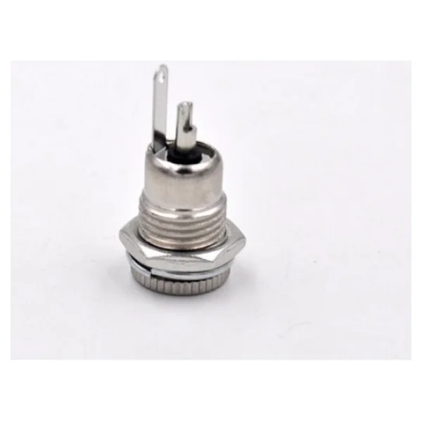 5.5 Mm X 2.1mm Dc Güç Soketi Metal Panel Montaj Power Jack - Görsel 5
