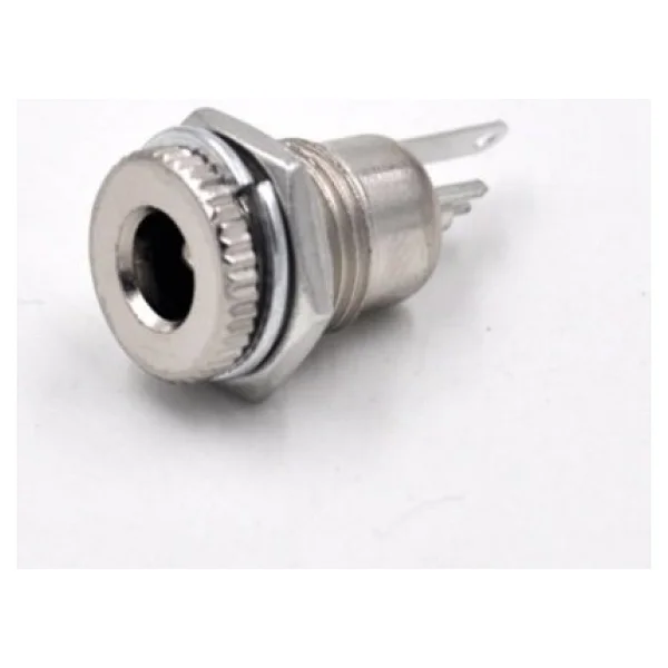5.5 Mm X 2.1mm Dc Güç Soketi Metal Panel Montaj Power Jack - Görsel 6