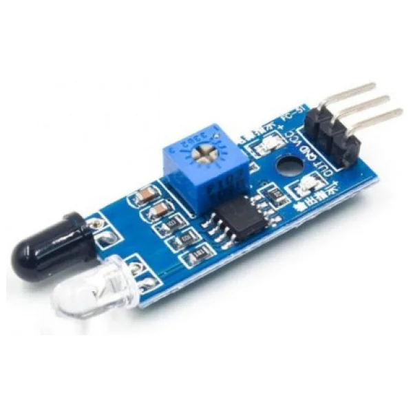 Arduino Ir Kızılötesi Engel Algılama Kaçınma Sensörü Akıllı Araba - Görsel 2