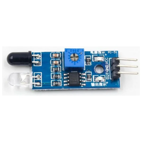 Arduino Ir Kızılötesi Engel Algılama Kaçınma Sensörü Akıllı Araba - Görsel 4