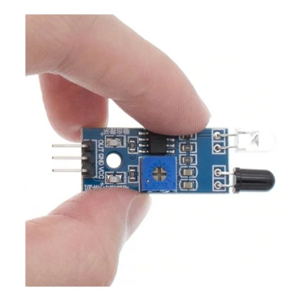 Arduino Ir Kızılötesi Engel Algılama Kaçınma Sensörü Akıllı Araba - Görsel 6