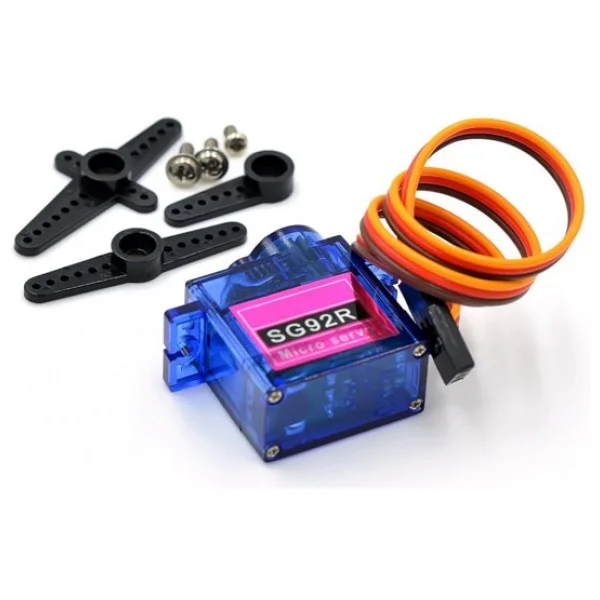 Tower Pro Sg92r 12gr Micro Servo Motor 2.5kg 4,8v Plastik Dişli Dijital Dıy Robot Rc Uçak Rc Araba - Görsel 3
