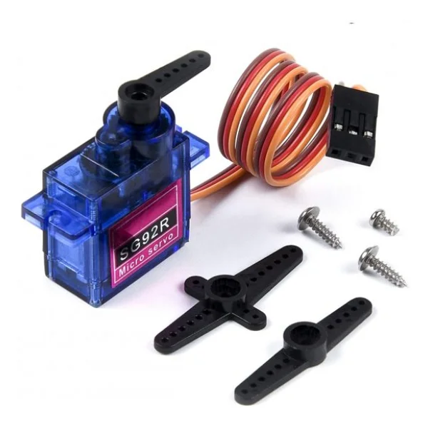 Tower Pro Sg92r 12gr Micro Servo Motor 2.5kg 4,8v Plastik Dişli Dijital Dıy Robot Rc Uçak Rc Araba - Görsel 5