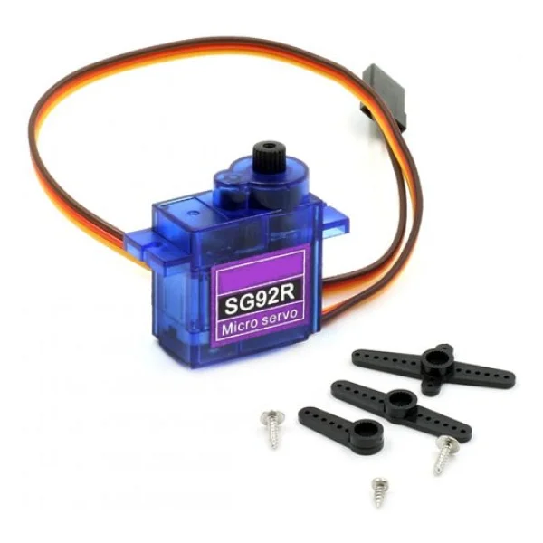 Tower Pro Sg92r 12gr Micro Servo Motor 2.5kg 4,8v Plastik Dişli Dijital Dıy Robot Rc Uçak Rc Araba - Görsel 6