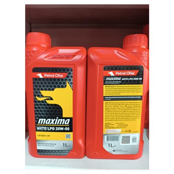 Petrol Ofisi Maxima Auto Lpg 20w-50 1 Lt Motor Yağı - Görsel 4