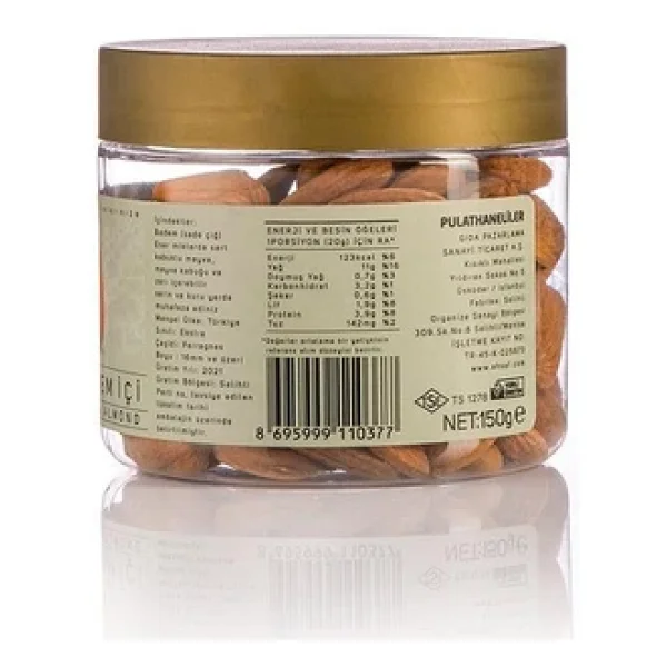 Ahsaf İç Badem 150 Gr Pet Kavanoz - Görsel 5