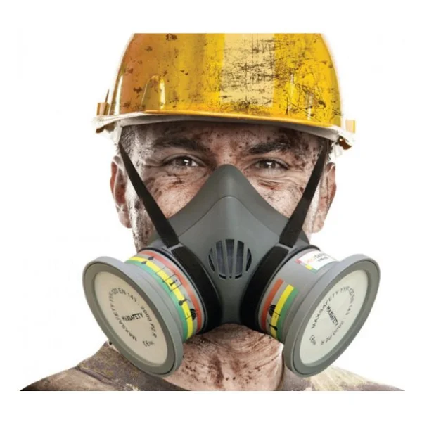 Piecess Maxsafety Yym-Set2 Yarım Yüz Gaz Maskesi Set Abek1+P2 Filtre'li - Görsel 3