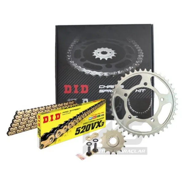 Did-Jt 2014-2020 Honda Nc 750 X Uyumlu Zincir Disli Set Gold (Sari) Renk - Görsel 4
