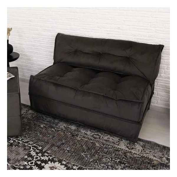 Homedius Mocca Antrasit Tek Kişilik Yataklı Katlanır Koltuk - Görsel 5
