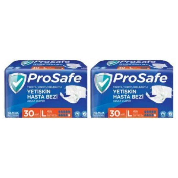 Prosafe Emici Külot Büyük Boy L 30'lu 2 Adet Hasta Bezi - Görsel 5