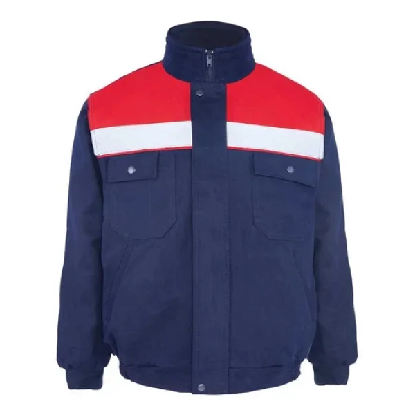 Kışlık İş Takımı Çok Cepli İç Yapısı Polarlı Reflektörlü İş Montu Ve 7/7 İş Pantolonu Lacivert Renk Yüzde Yüz Pamuk 3117-2958 - Görsel 6