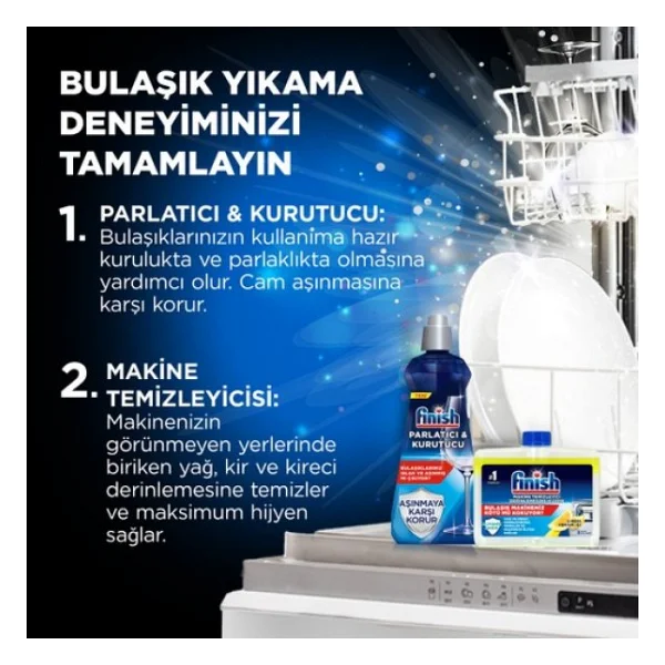 Finish Quantum Bulaşık Makinesi Tableti 15'li - Görsel 7