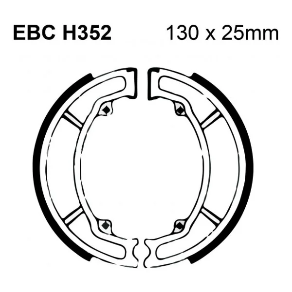 Ebc H352 2011-2023 Honda Pcx125 Uyumlu Arka Fren Balatasi Yayli Kampana Set - Görsel 6