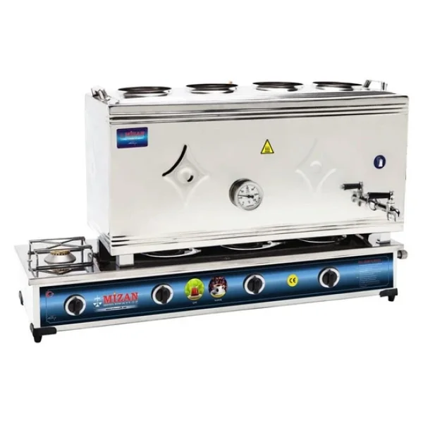 Mizan Doğalgazlı 60 Litre (304 Çelik) Çay Kazanı - Görsel 5