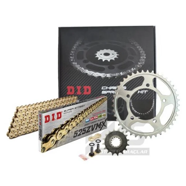 Did Zvm-X-Sunstar 2020-2022 Honda Crf1100l Africa Twin Adventure Sports Dct Es Uyumlu Zincir Dişli Set Gold Sarı Renk - Görsel 2
