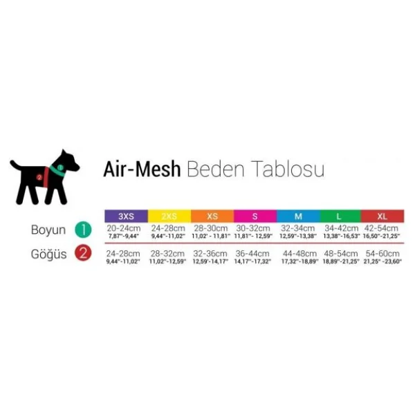 Tailpetz Air Mesh Harness Göğüs Tasması Lilac Small - Görsel 6