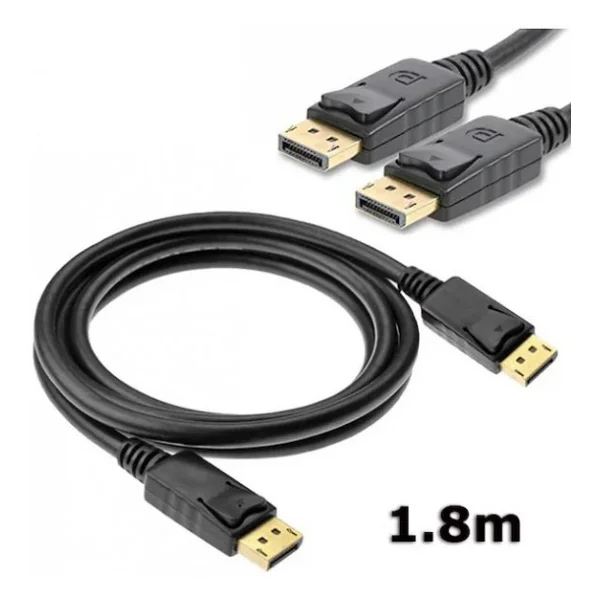 Displayport To Displayport Kablosu Display Port Dp Bağlantı 1.8m - Görsel 4