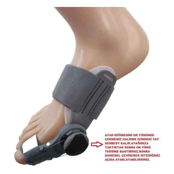 Halluks Valgus Gece Ateli Derece Ayarlı 1 Adet - Görsel 3