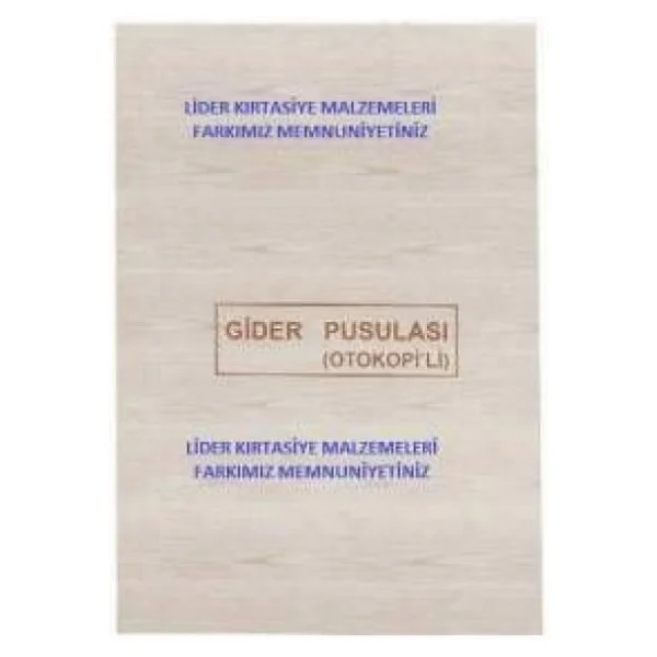 Dilman Gider Pusulası Otokopili 2 Nüsha - Görsel 7