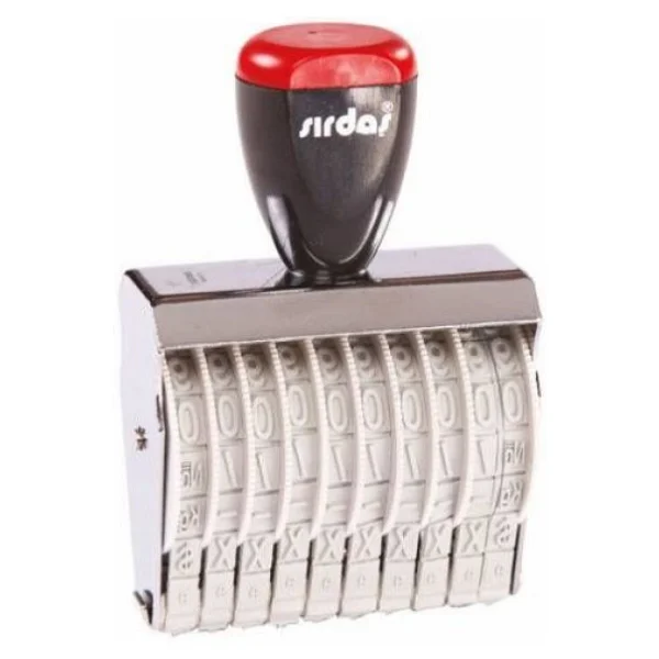 Sırdaş Numaratör 9mm 10 Hane 15910 Büyük Boy - Görsel 4