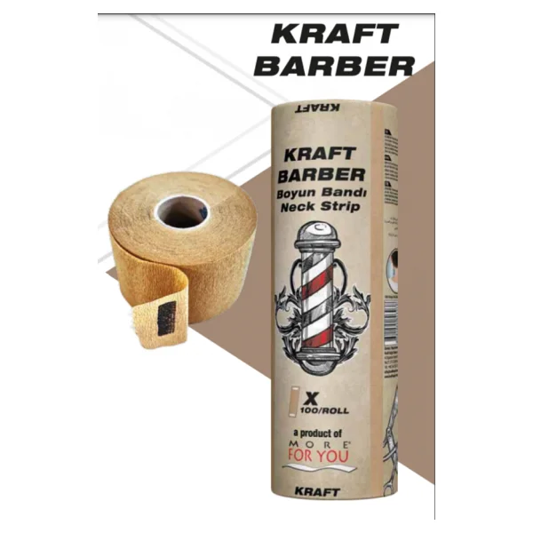 More For You Kraft Barber Boyun Bandı 5'li Paket (100 Adet) - Görsel 4