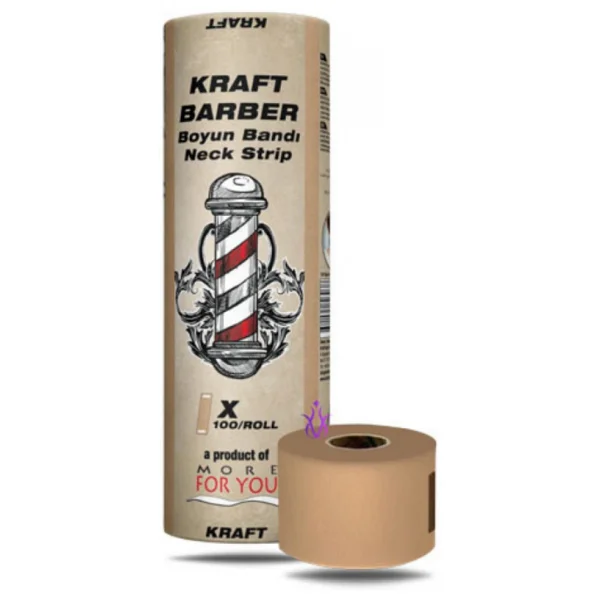 More For You Kraft Barber Boyun Bandı 5'li Paket (100 Adet) - Görsel 3